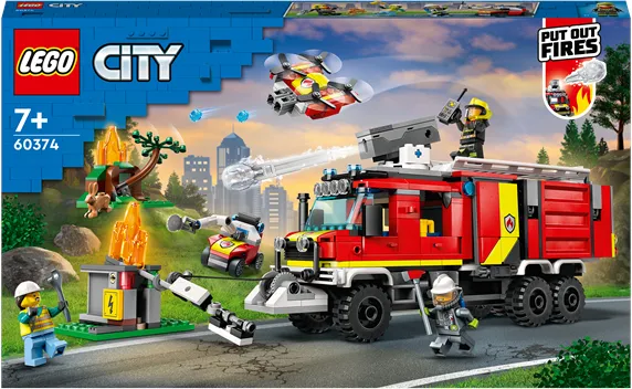 LEGO City 60374 Paloaseman komentovaunu