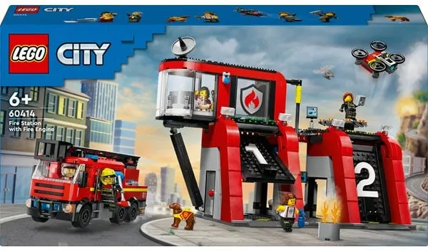 LEGO City 60414 Paloasema paloautolla