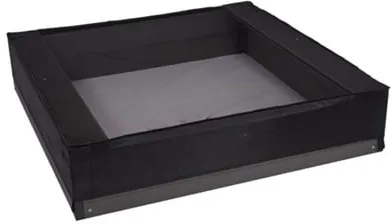 Nordic Play hiekkalaatikon verkko, 120 x 120 x 20 cm, musta